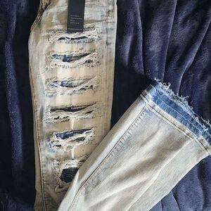 Stylish Distressed Skinny Jeans for Men